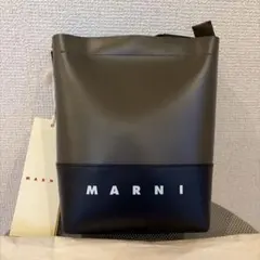 MARNIマルニ オープンショッパー ブラック トートバッグ - メルカリ