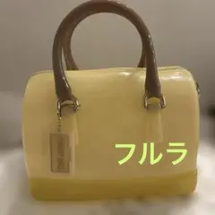 FURLA フルラ　キャンディバッグ　ハンドバッグ イエローのサムネイル