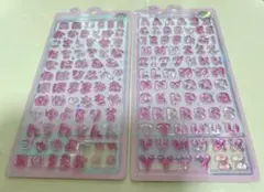 【正規品】ボンボンドロップシール / ひらがな ローマ字 ピンク