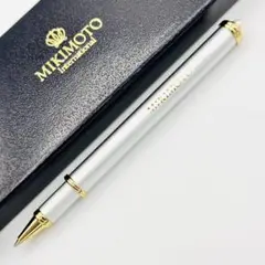 美品 ミキモト ボールペン パール 真珠 シルバー ゴールド 筆記可 箱付 廃盤のサムネイル