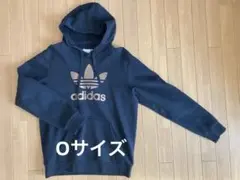 アディダス　オリジナルス　ブラックゴールドパーカー　Oサイズ