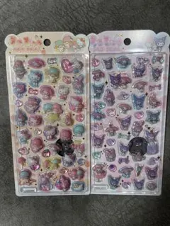 うるちゅるポップシール　サンリオ　マイメロ　クロミ　キキララ　キティ