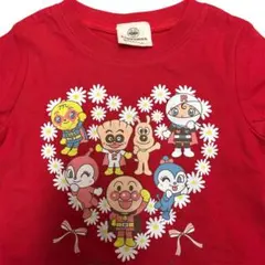 【新品】アンパンマン　赤　長袖Tシャツ アニメキャラクター　80