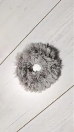 ファーシュシュ グレー ブラック 2色セット