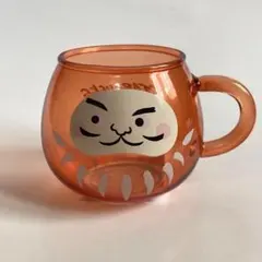 STARBUCKS 　スターバックス　耐熱グラスマグ　だるま　オレンジ　2021