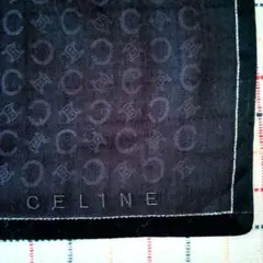 CELINE セリーヌ ハンカチ ブラック マカダム柄のサムネイル
