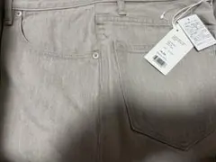 AURALEE FADED HARD TWIST BROWN DENIM