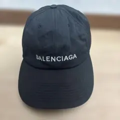 ✨極美✨BALENCIAGA キャップ L58 ロゴ 浅め マジックテープ 黒 - メルカリ