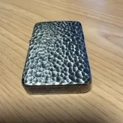 A*A様 ZIPPO 1986年製 クロコダイル柄 ゴールド×シルバー 未使用品 