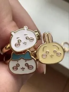 しまむら ちいかわ ハチワレ うさぎ リング 指輪 7個セット - メルカリ