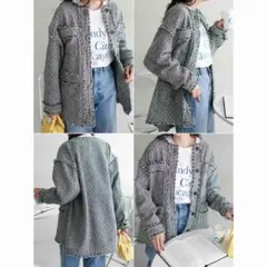 美品✨Discoat ツイードジャケット　入学　通勤　フォーマルにも◎