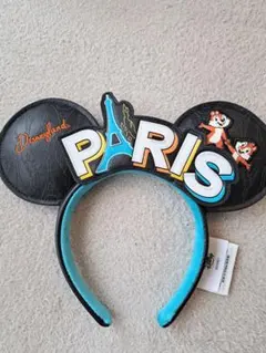 ディズニーパリ☆カチューシャ☆ミッキーミニーチップとデール