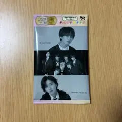 なにわ男子特典　道枝駿佑、大西流星トレカ