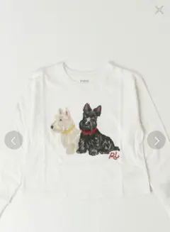 新品　ラルフローレン　ロンT　犬