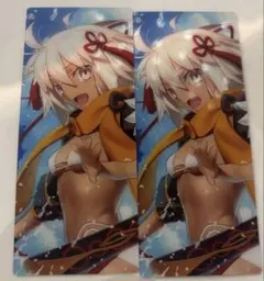 fgo 最終再臨展 編成画面風カード 沖田総司 オルタ セイバー fate 特典