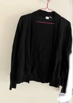 GAP カーディガン　レディース　S ブラック　黒　長袖　ボレロ
