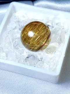 美品ゴールドルチル12mm玉♡♡