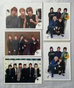 嵐 公式写真 5枚セット 集合 嵐ロゴ