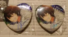 あんさんぶるスターズ!!  宝石心晴缶バッジ 朔間凛月×2