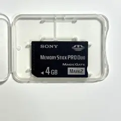SONY メモリースティックPROデュオ Mark2 4GB ケース付き
