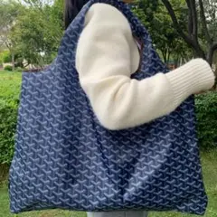 GOYARD ゴヤール トートバッグ ネイビー