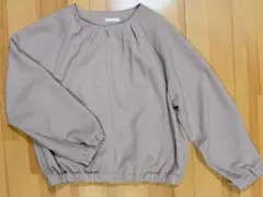 GLACIER ハニーズ ノーカラージャケット ジップアップ M グレージュ