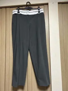 ZARAザラ　ロールアップウエストパンツ　ダークグレーMサイズ未使用 美品です