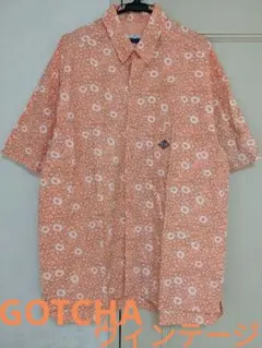 VINTAGE OLD GOTCHA ガッチャアロハシャツヴィンテージ総柄のサムネイル