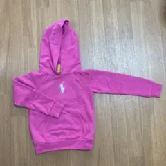 Ralph Lauren ピンク ビッグポニージップアップパーカー Y2K 春 - メルカリ
