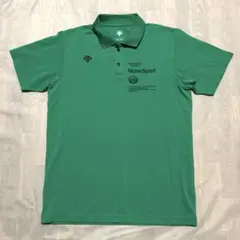 DESCENT 半袖ポロシャツ　O(XL)サイズ グリーン