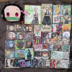 55点以上まとめ売り　鬼滅の刃　缶バッジ　カード　竈門炭治郎　不死川実弥
