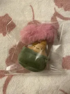 にっこりーノ　盆栽　桜　キーホルダー
