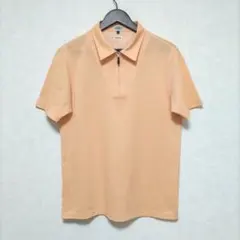 J.PRESS　Comfort Cloth ハーフジップ S/S ポロシャツ　Lのサムネイル