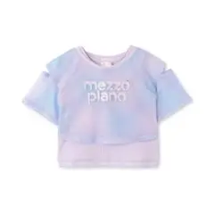 n*m様 新品メゾピアノ 肩開きメッシュTシャツ＆タンクトップセット 
