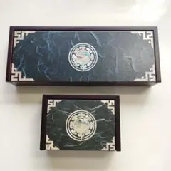 韓国　螺鈿　筆箱　名刺ケース