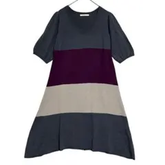 グレイマジック　パフスリーブ ニットワンピース　2 / Mのサムネイル
