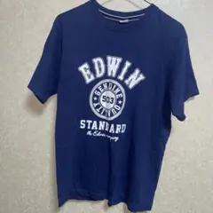 EDWIN 半袖 Tシャツ ネイビー Mサイズのサムネイル