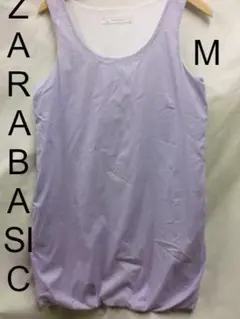 プロフ必読ZARA BASICノースリーブワンピースMのサムネイル
