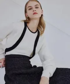 ORGUE Bicolor knit ensemble ニット トップス