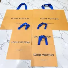 『美品』LOUIS VUITTON ルイヴィトン ショッパー 紙袋 5枚セットのサムネイル