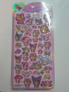 新品　うるちゅるポップシール　サンリオ　日焼けキティ　ボンボンドロップシール