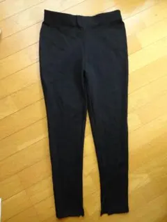 GU/ジーユー レギンスパンツ/スパッツ Mサイズ ブラック スリット有