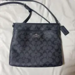 COACH シグネチャー ショルダーバッグ ブラック