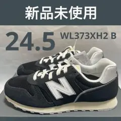 24.5 ニューバランス　レディーススニーカー　ブラック　WL373XH2 B