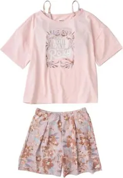 【新品】ロキシー 花柄セパレート水着（ブラトップ・ショートパンツ）