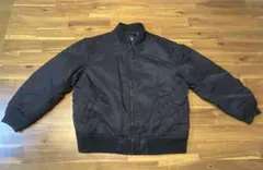 UNIQLO ブラック MA-1ジャケット キッズ用　130センチ