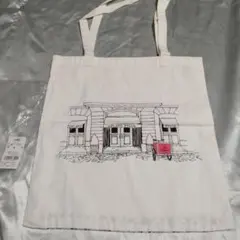 新品　未使用　gelato pique 　ショップイラスト　花柄　トートバッグ