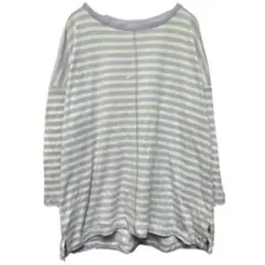 ⭐️1点もの⭐️T by TALBOTS 【L】 ストライプ 長袖 Tシャツ