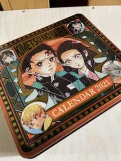 完全新品未開封】『鬼滅の刃』 コミックカレンダー2021 特製缶入り
