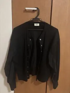 BEAMS HEART カーディガン ブラックのサムネイル